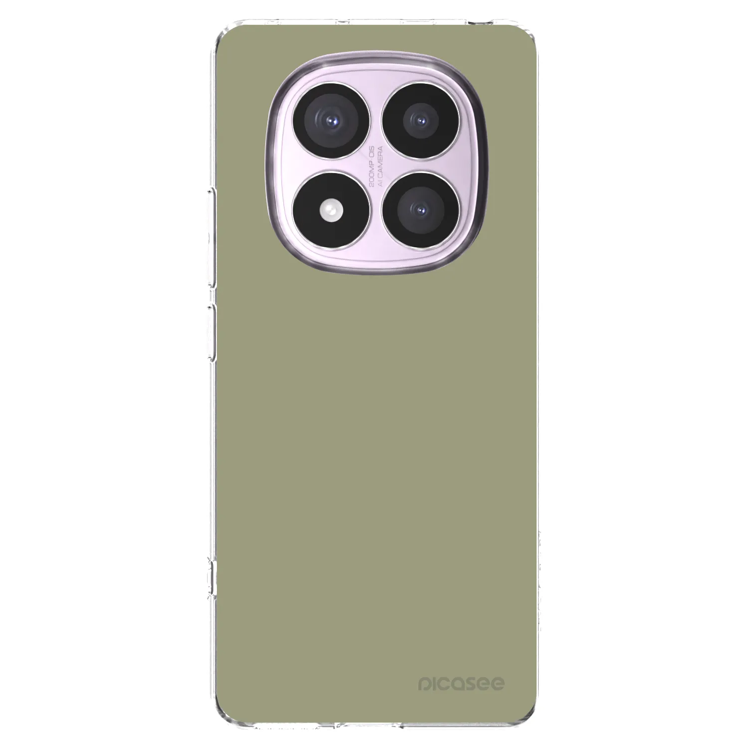 Picasee Xiaomi Redmi Note 14 Pro 4G Hülle - Transparentes Silikon - Dewy Dawn