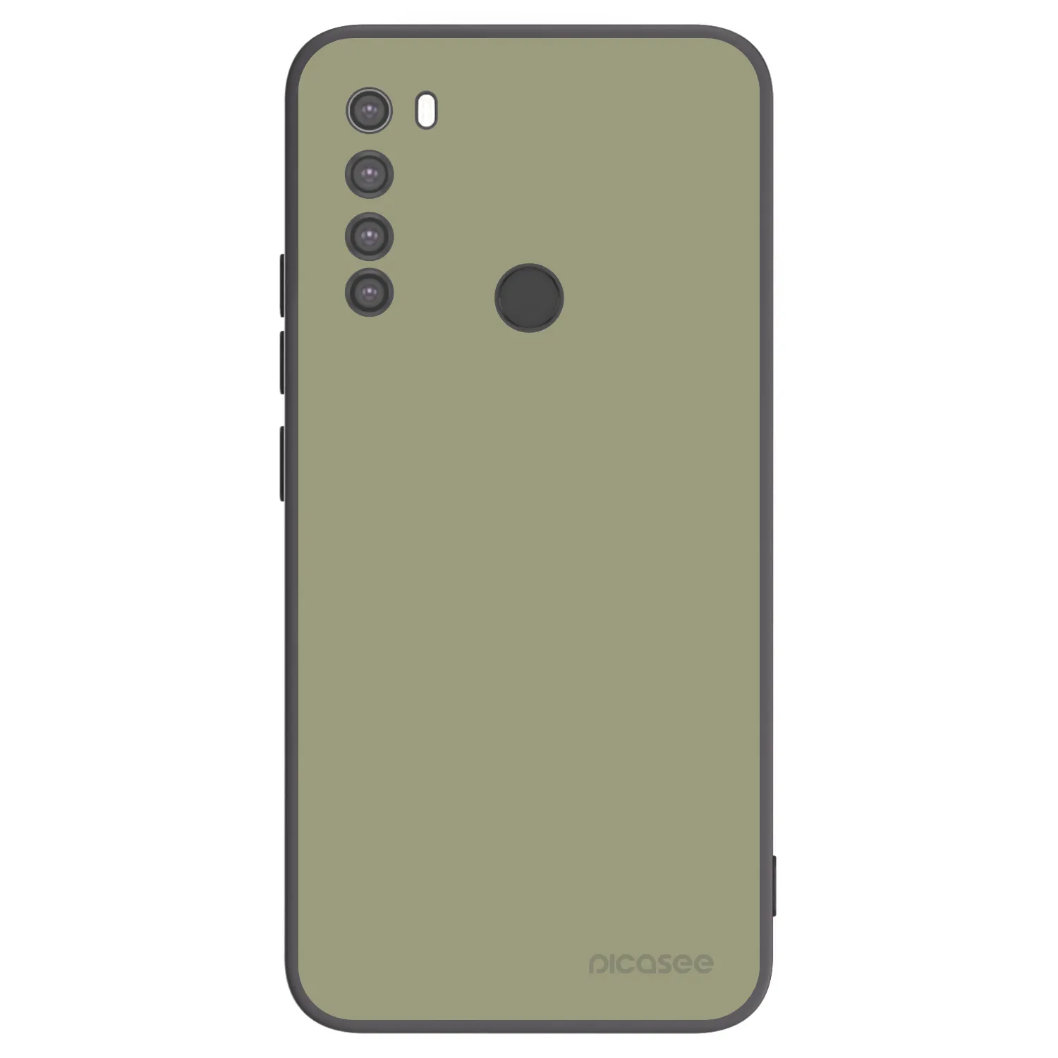 Picasee Xiaomi Redmi Note 8 Hülle - Schwarzes Silikon - Dewy Dawn