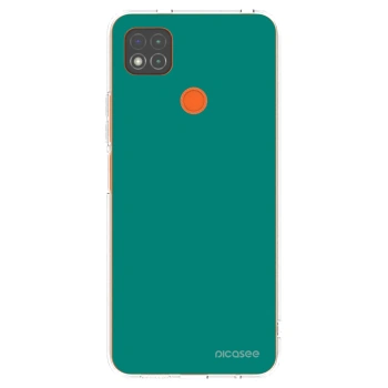 Picasee Xiaomi Redmi 9C Hülle - Transparentes Silikon - Emerald Mist