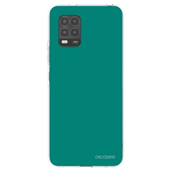 Picasee Xiaomi Mi 10 Lite Hülle - Transparentes Silikon - Emerald Mist