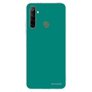 Picasee Realme 5 Hülle - Transparentes Silikon - Emerald Mist