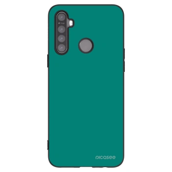 Picasee Realme 6i Hülle - Schwarzes Silikon - Emerald Mist