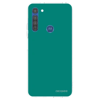 Hülle für Motorola Moto G8 - Emerald Mist