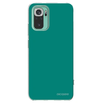 Picasee Xiaomi Redmi Note 10 Pro Hülle - Transparentes Silikon - Emerald Mist