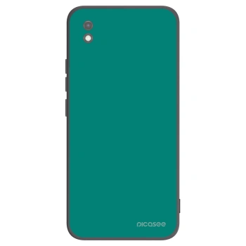 Picasee Xiaomi Redmi 9AT Hülle - Schwarzes Silikon - Emerald Mist
