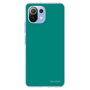 Picasee Xiaomi Mi 11 Lite Hülle - Transparentes Silikon - Emerald Mist