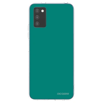 Picasee Samsung Galaxy A02s A025G Hülle - Transparentes Silikon - Emerald Mist