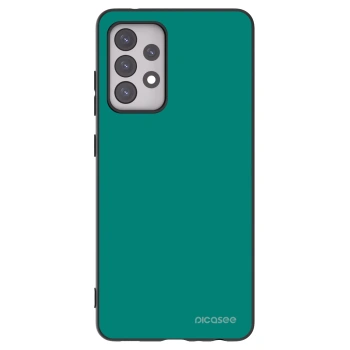 Picasee Samsung Galaxy A52s 5G A528B Hülle - Schwarzes Silikon - Emerald Mist