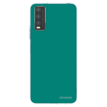 Picasee Vivo Y20s Hülle - Transparentes Silikon - Emerald Mist