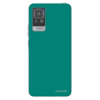 Picasee Vivo X60 Pro 5G Hülle - Transparentes Silikon - Emerald Mist