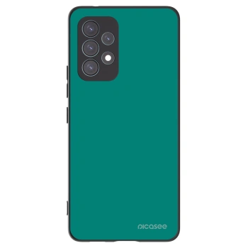 Picasee Samsung Galaxy A53 5G A536 Hülle - Schwarzes Silikon - Emerald Mist