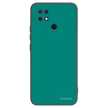 Picasee Xiaomi Redmi 10C Hülle - Schwarzes Silikon - Emerald Mist