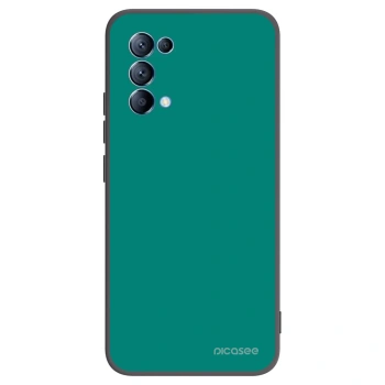 Picasee OPPO A16s Hülle - Schwarzes Silikon - Emerald Mist