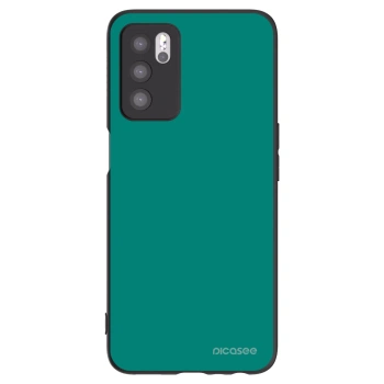 Picasee OPPO A16s Hülle - Schwarzes Silikon - Emerald Mist