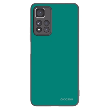 Picasee Xiaomi Redmi Note 11 Pro+ 5G Hülle - Schwarzes Silikon - Emerald Mist