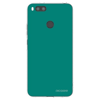 Picasee Xiaomi Redmi A1 Hülle - Transparentes Silikon - Emerald Mist