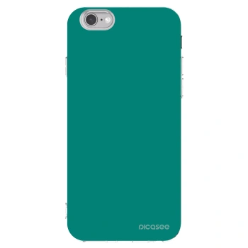 Picasee Apple iPhone 6/6S Hülle - Transparentes Silikon - Emerald Mist