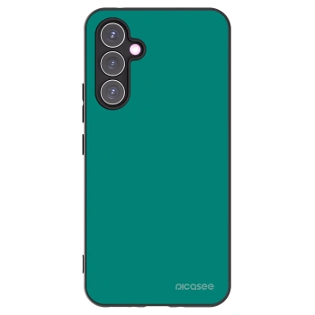 Picasee Samsung Galaxy A54 5G A546B Hülle - Schwarzes Silikon - Emerald Mist