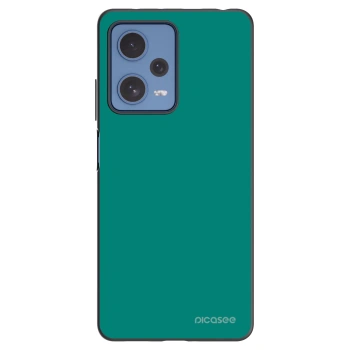 Picasee Xiaomi Redmi Note 12 Pro 5G Hülle - Schwarzes Silikon - Emerald Mist