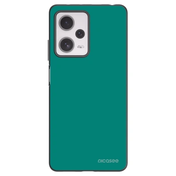 Picasee Xiaomi Redmi Note 12 Pro+ 5G Hülle - Schwarzes Silikon - Emerald Mist