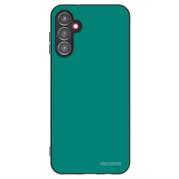 Picasee Samsung Galaxy A14 5G A146P Hülle - Schwarzes Silikon - Emerald Mist