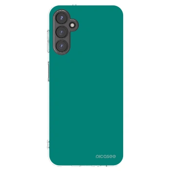 Picasee Samsung Galaxy A14 5G A146P Hülle - Transparentes Silikon - Emerald Mist