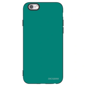 Picasee Apple iPhone 6/6S Hülle - Schwarzes Silikon - Emerald Mist