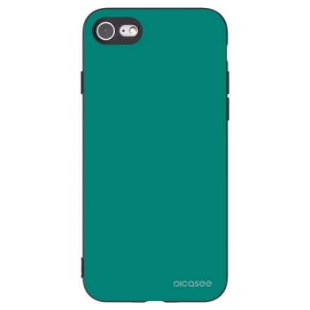 Picasee Apple iPhone 7 Hülle - Schwarzes Silikon - Emerald Mist