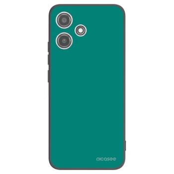 Picasee Xiaomi Redmi 12 5G Hülle - Schwarzes Silikon - Emerald Mist