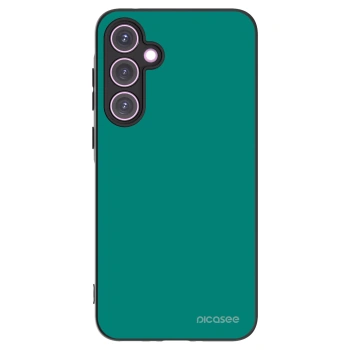 Picasee Samsung Galaxy A35 5G A356B Hülle - Schwarzes Silikon - Emerald Mist