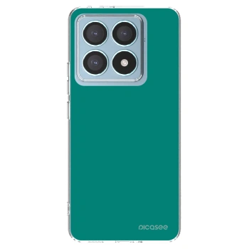 Picasee Xiaomi 14T Pro Hülle - Transparentes Silikon - Emerald Mist