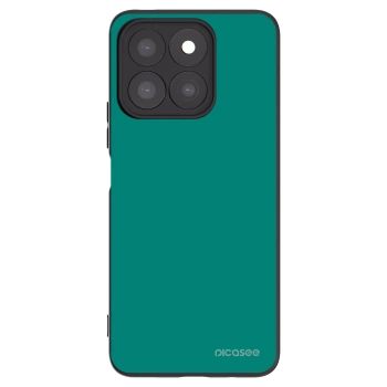 Picasee Honor X8c Hülle - Schwarzes Silikon - Emerald Mist