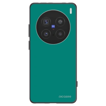 Picasee Vivo X200 Pro Hülle - Schwarzes Silikon - Emerald Mist