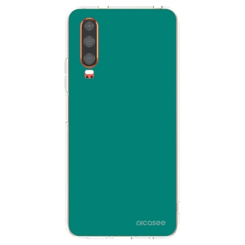 Picasee Huawei P30 Hülle - Transparentes Silikon - Emerald Mist
