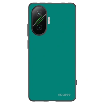 Picasee Xiaomi Poco F7 Pro 5G Hülle - Schwarzes Silikon - Emerald Mist