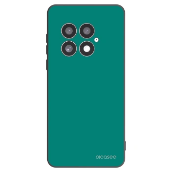 Picasee OnePlus 13 5G Hülle - Schwarzes Silikon - Emerald Mist