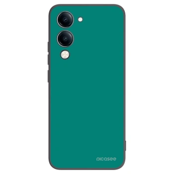 Picasee Vivo Y29s 5G Hülle - Schwarzes Silikon - Emerald Mist