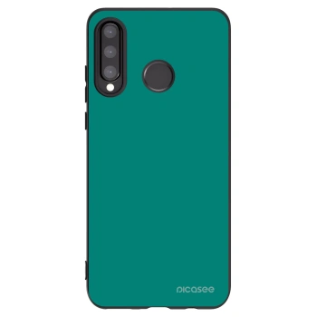 Picasee Huawei P30 Lite Hülle - Schwarzes Silikon - Emerald Mist