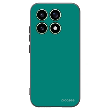 Picasee Xiaomi 17 Hülle - Schwarzes Silikon - Emerald Mist