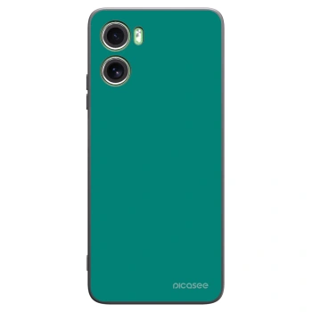 Picasee Motorola Moto G06 Hülle - Schwarzes Silikon - Emerald Mist