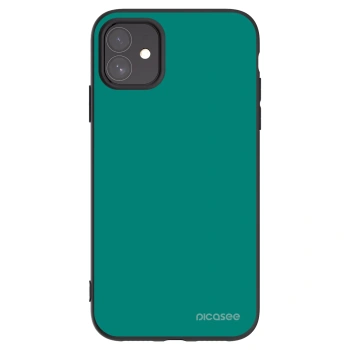Picasee Apple iPhone 11 Hülle - Schwarzes Silikon - Emerald Mist