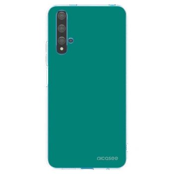 Picasee Huawei Nova 5T Hülle - Transparentes Silikon - Emerald Mist