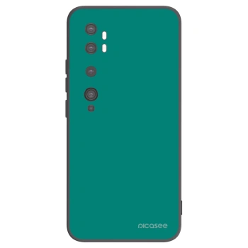 Picasee Xiaomi Mi Note 10 (Pro) Hülle - Schwarzes Silikon - Emerald Mist