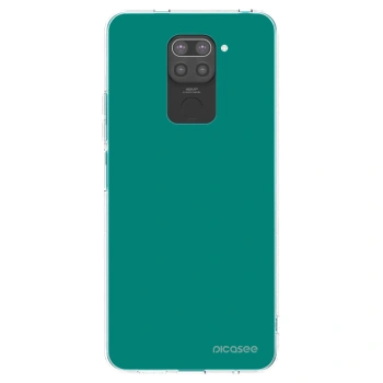 Picasee Xiaomi Redmi Note 9 Hülle - Schwarzes Silikon - Emerald Mist