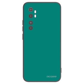 Picasee Xiaomi Mi Note 10 Lite Hülle - Schwarzes Silikon - Emerald Mist