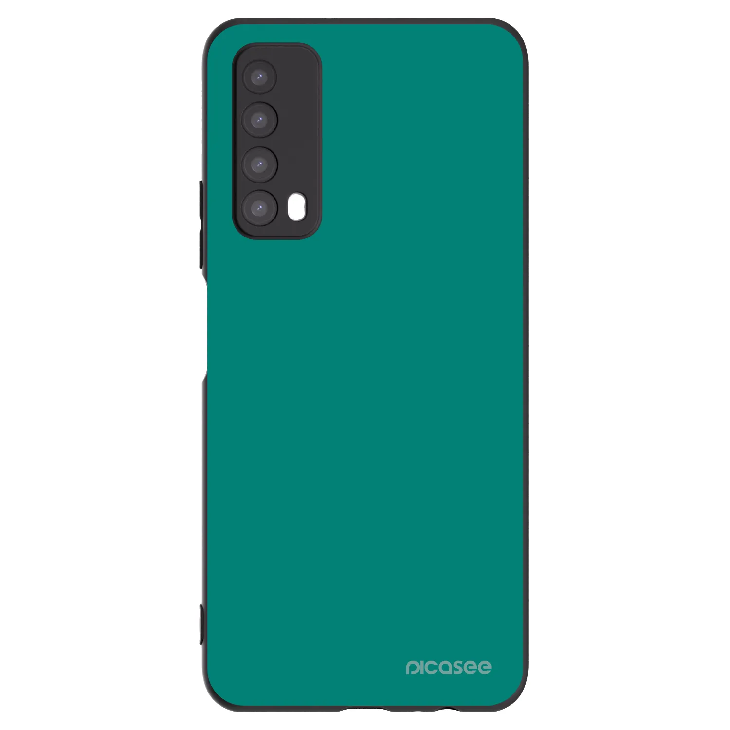 Picasee Huawei P Smart 2021 Hülle - Schwarzes Silikon - Emerald Mist