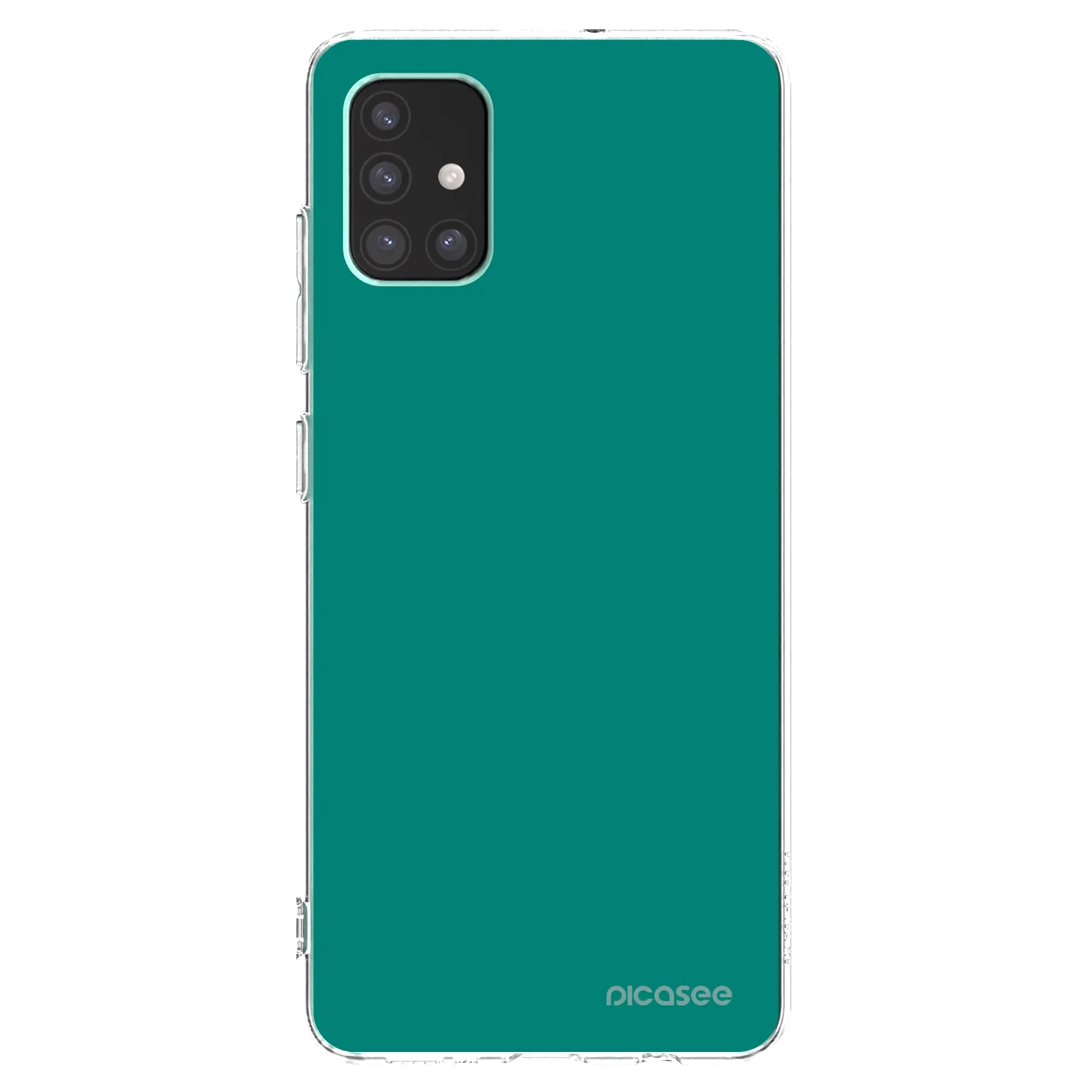 Picasee Samsung Galaxy M51 M515F Hülle - Transparentes Silikon - Emerald Mist