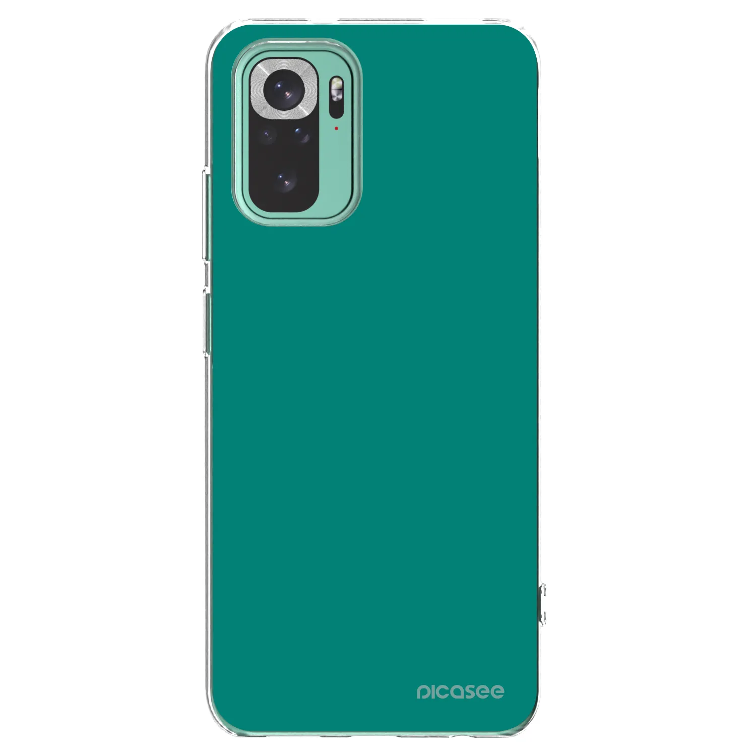Picasee Xiaomi Redmi Note 10 Pro Hülle - Transparentes Silikon - Emerald Mist