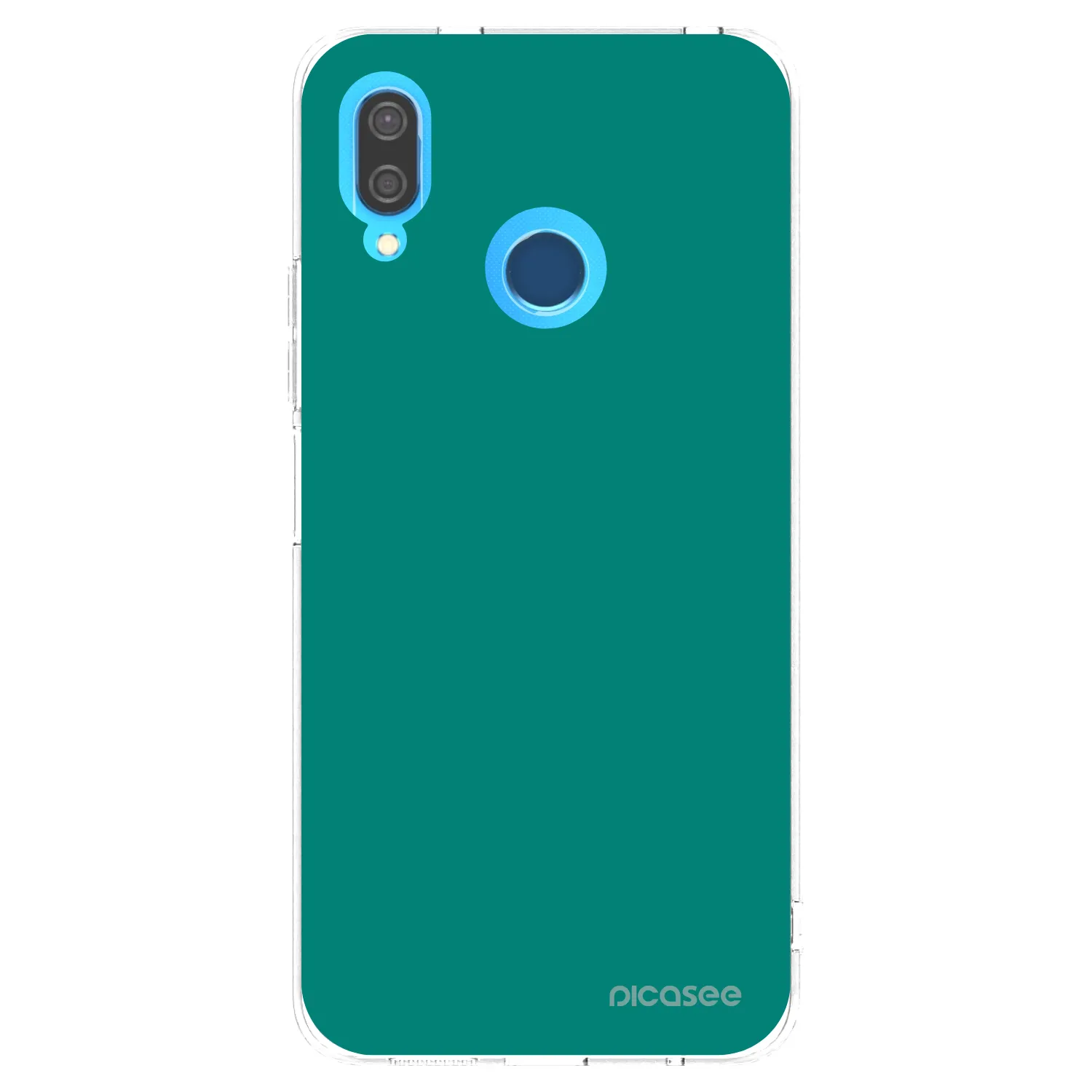 Picasee Huawei P20 Lite Hülle - Transparentes Silikon - Emerald Mist