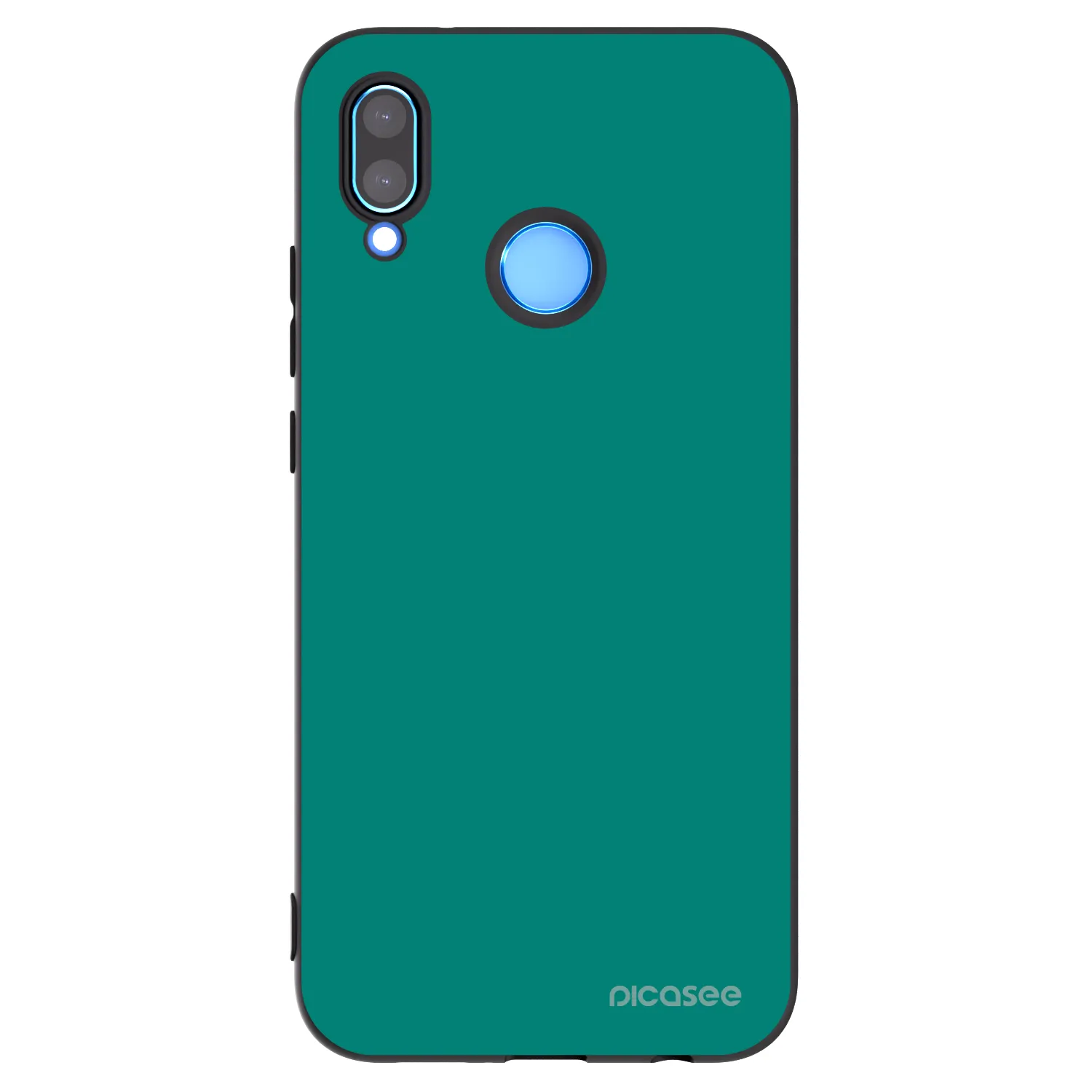 Picasee Huawei P20 Lite Hülle - Schwarzes Silikon - Emerald Mist